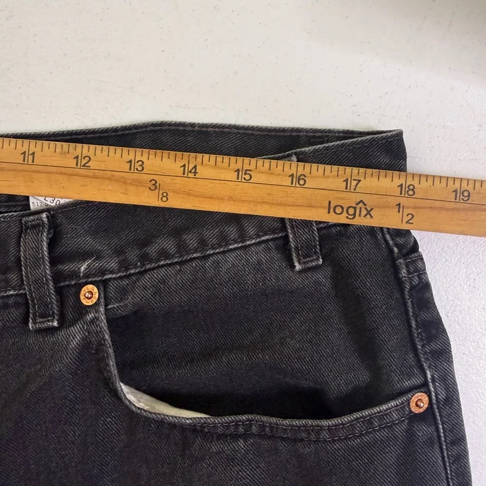 VINTAGE‎ Levi Jeans 550 38x30 Actual(36x29) Faded Black Relaxed USA 80s 90s